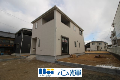 【外観】 | クレイドルガーデン山陽小野田市セメント町第２（２号棟） | 現地（2025年2月6日撮影）
外構工事中です。