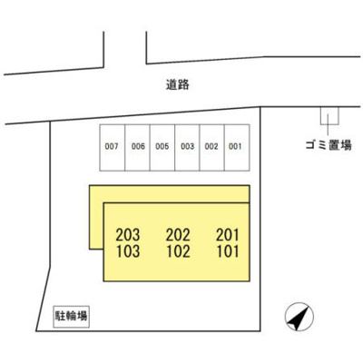 【区画図】 | パティオ深津