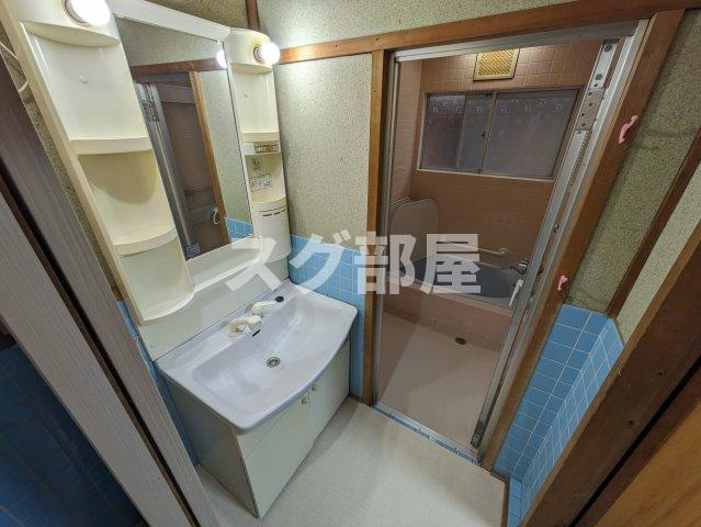 石井貸家の洗面所