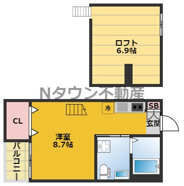 【間取り】 | アーク本陣 | 間取りです。