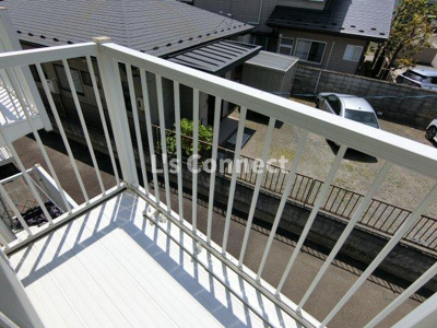 【バルコニー】 | 霊屋第２コーポナバタ | ２階のお部屋で洗濯物もたくさん干せます。