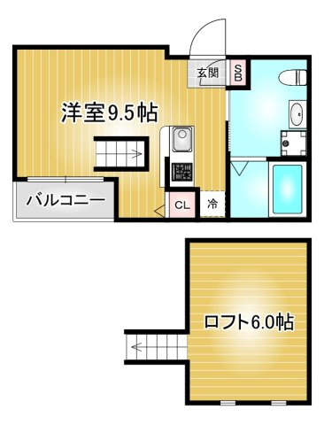 アパートメントK|名古屋市の賃貸ならMy賃貸の間取り|アパートメントK