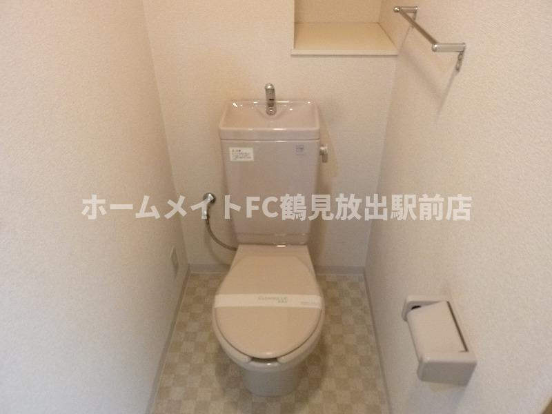 東大阪市徳庵本町の賃貸マンションのトイレ