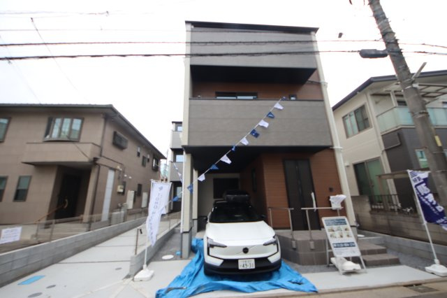 【外観】 | 《仲介手数料無料》桜区栄和３丁目4-10(2号棟)新築一戸建てリガーレ | 撮影日 2025年6月6日 16:50 曇り