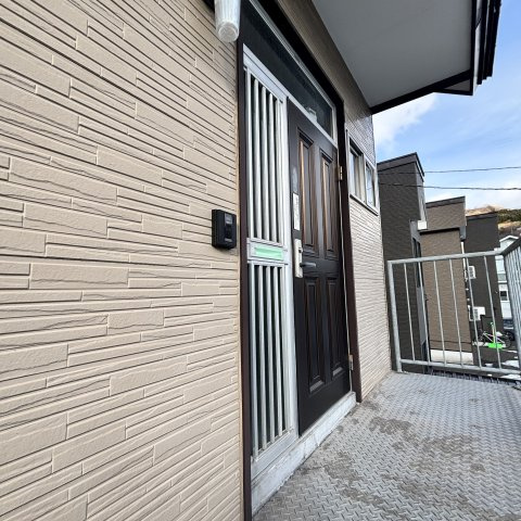 進藤アパート（奥）のバルコニー