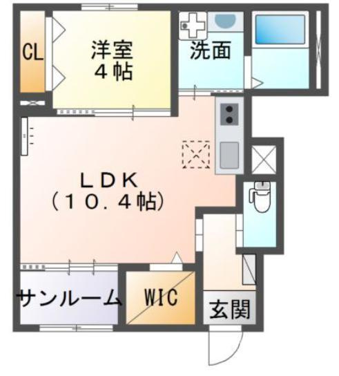 アルバ西岡本の間取り