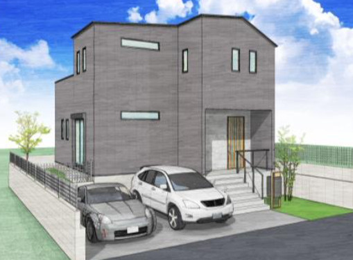 【仲介手数料無料】狭山市水野２期全１棟　狭山市の新築住宅なら西武ハウジングの外観パース