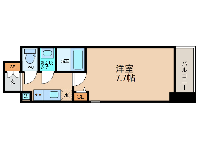 プロシード難波ディオスの間取り|選べる家電プランあり！！