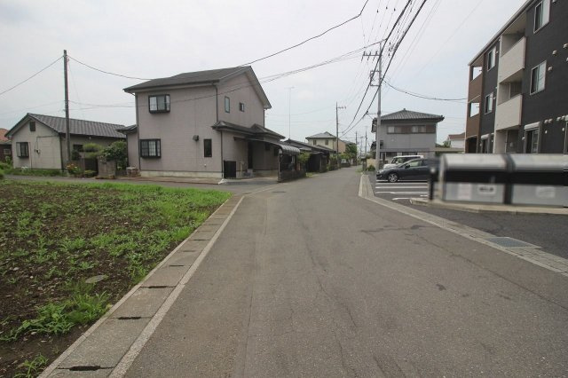小山市若木町3丁目|北側道路（2024年6月撮影）