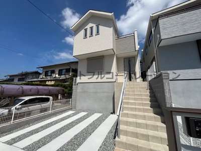 【外観】 | 神戸市西区富士見が丘２丁目　新築戸建１号棟　仲介手数料無料！ | 西区富士見が丘２　新築１号棟　仲介手数料無料！