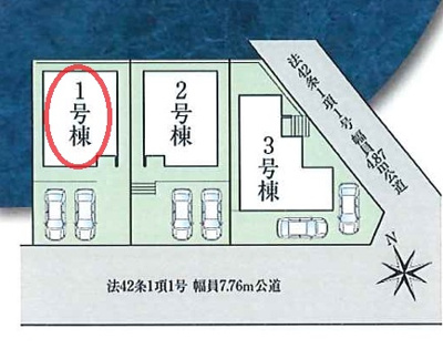 【区画図】 | ファーストタウン神戸市第１２北区鈴蘭台北町 | 区画図