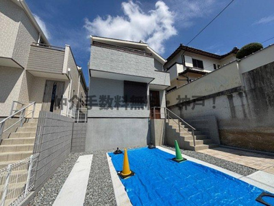 【外観】 | 神戸市西区富士見が丘２丁目　新築戸建２号棟　仲介手数料無料！ | 外観は落ち着いています