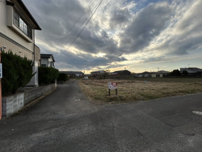 【前面道路含む現地写真】 | 都城市都北町　B区画　850万円