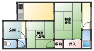 【間取り】 | 柏原市国分本町7丁目テラス
