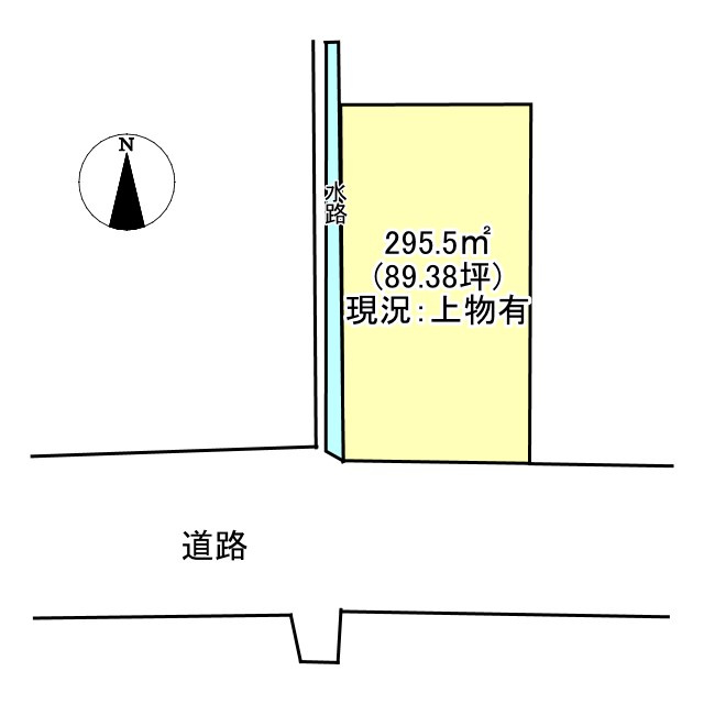 売土地の土地図