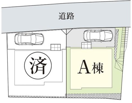 ◆価格改定◆完成済み◆泉区白百合1丁目 新築戸建て 2980万円の区画図