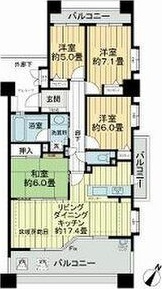 ライオンズステージ刈谷　　刈谷市の賃貸ならクラスホーム刈谷店の間取り