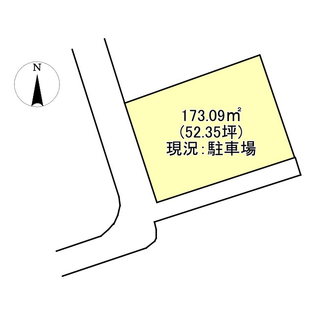 西条市福武甲の売地の土地図