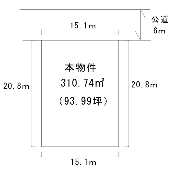 【土地図】 | 米沢市広幡町上小菅　売地