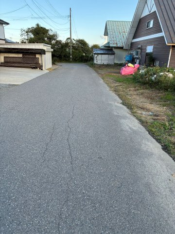 米沢市広幡町上小菅　売地のその他|前面道路