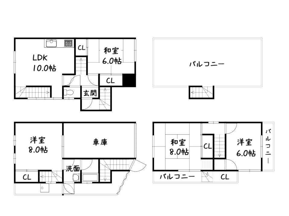 金田町3丁目　中古一戸建ての間取り|間取り図はいかがですか？ご希望を叶える間取りですか？リビングの広さは？水回りの位置は？カウンターキッチン？など色々な情報が集約されています。弊社ではリフォームなどのご相談も承っております。
