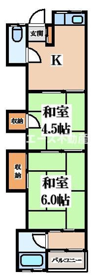 【間取り】 | 八戸ノ里文化Ⅰ
