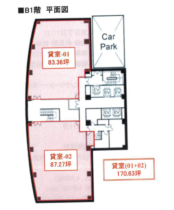 グラスシティ栄【　店舗系おすすめ　】の間取り