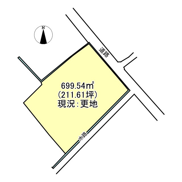 西条市喜多台81-1、81-2の土地図