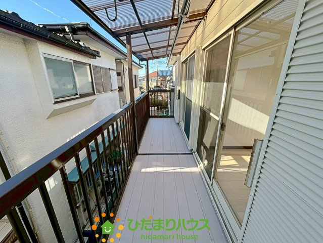 杉戸町清地６丁目　中古一戸建てのバルコニー