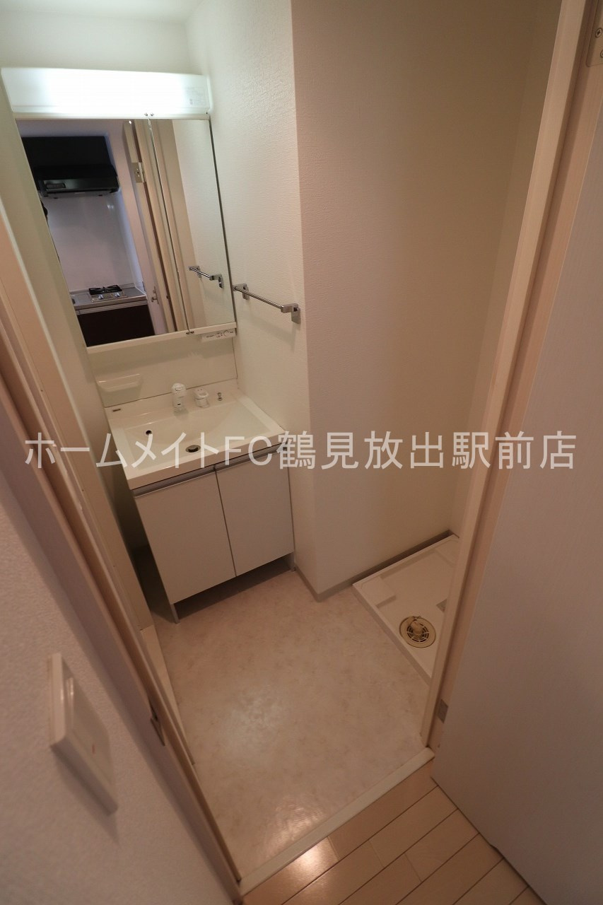 レークス大阪城EASTの洗面所