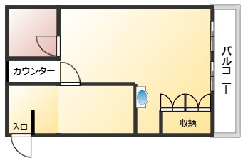 尼崎アーバンコンフォート2階事務所　オーナーチェンジ物件の間取り
