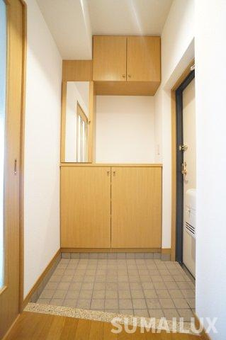 グリーンコート南熊本の玄関