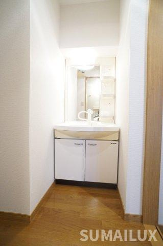 熊本市中央区南熊本５丁目の賃貸マンションの独立洗面台