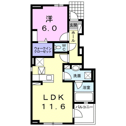 ビオーラ奏　Ⅱの間取り