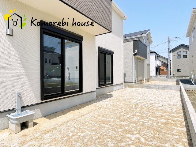 川島町下伊草　新築一戸建て　いろどりアイタウン　02の庭|お庭でゆったりと過ごせます