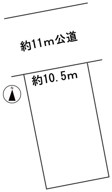 ６４４１１　岐阜市萱場東町8丁目 土地の区画図