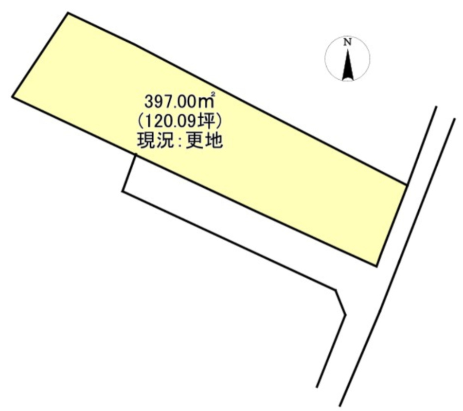 西条市神拝甲159-2の土地図