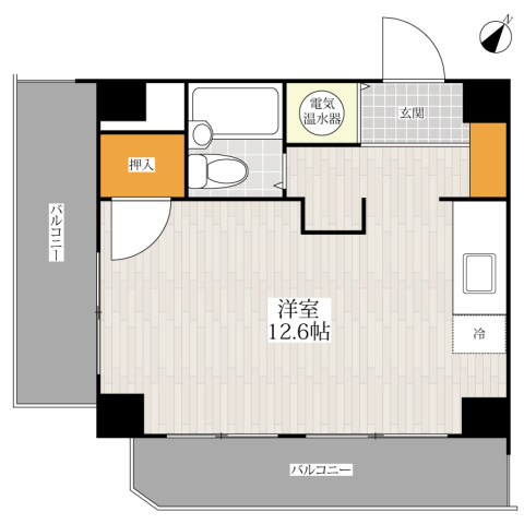 【間取り】 | ライオンズステーションプラザ博多