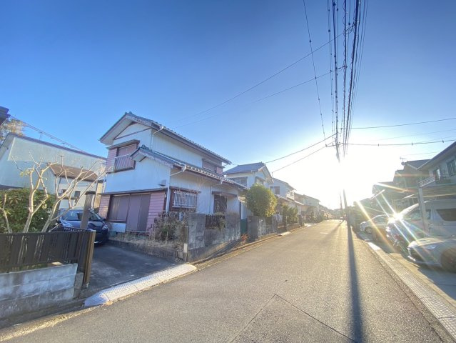 佐倉市城　売土地の前面道路含む現地写真