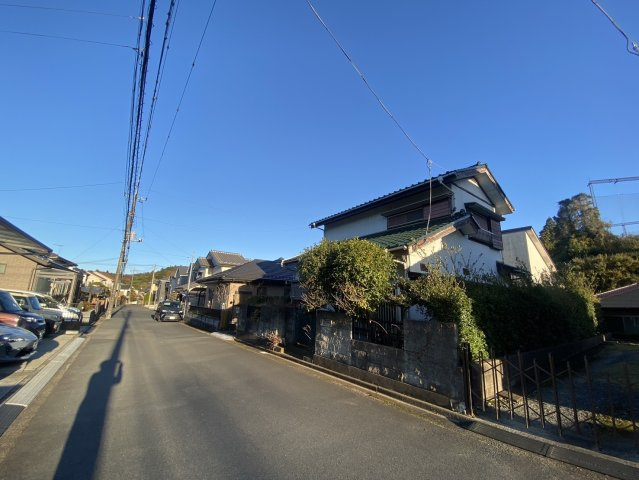 佐倉市城　売土地の前面道路含む現地写真