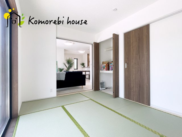 川島町下伊草　新築一戸建て　いろどりアイタウン　07の和室|和室があると、家にあたたかい雰囲気が生まれます