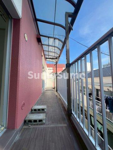 北﨑コーポのバルコニー