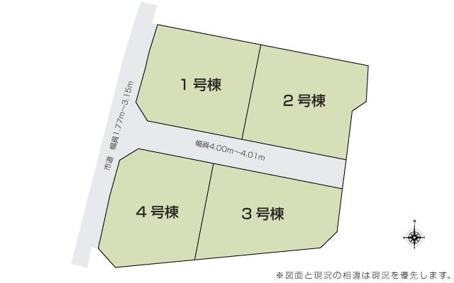栃木市箱森町　新築戸建2の区画図