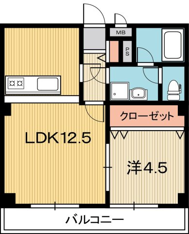 グランビューの間取り