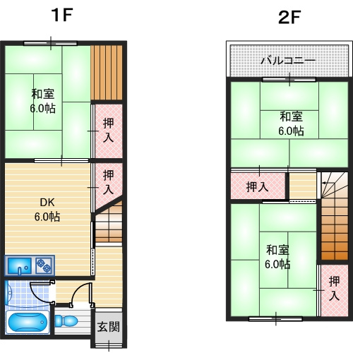 【間取り】 | 西脇貸家