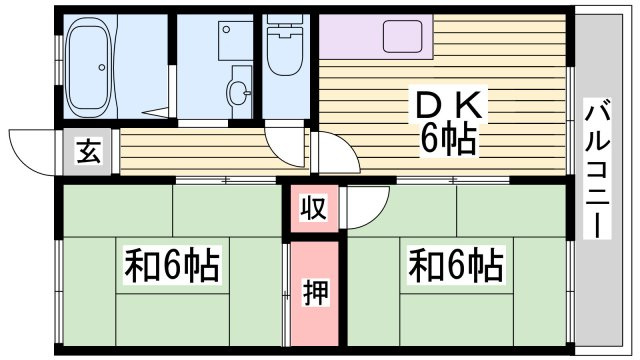 ユウハイツの間取り