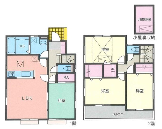 【間取り】 | 海老名市杉久保北5丁目 中古戸建 全1棟