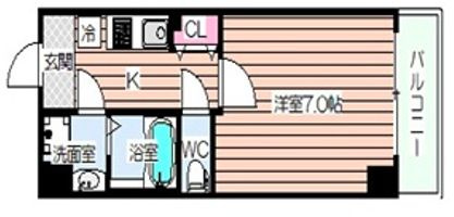 ステイブルコート弁天町の間取り