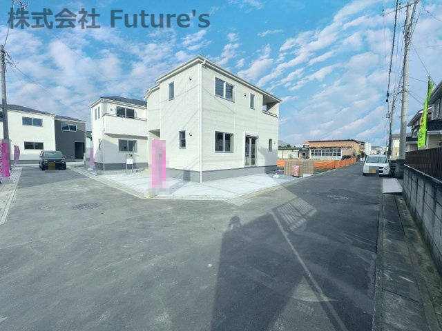 三郷市彦野1丁目　新築戸建　全7棟　7号棟の前面道路含む現地写真|前面道路含む現地写真です。