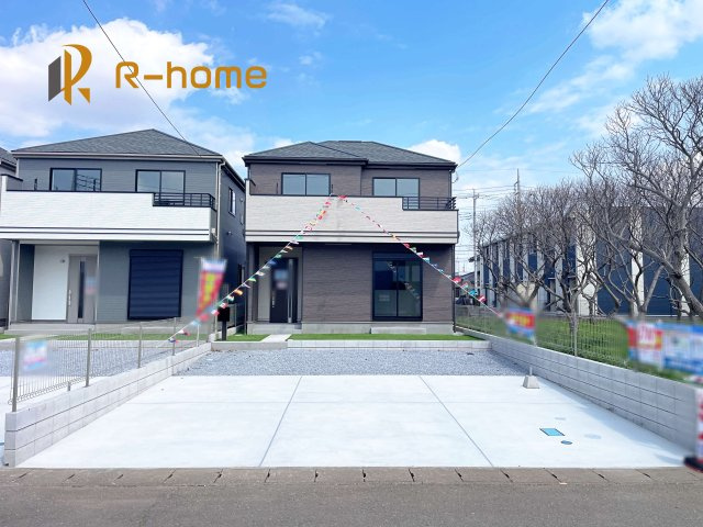 土浦市木田余東台I　新築戸建て　3号棟の外観|ご予約を頂ければ、『平日』はもちろん『早朝』や『夜間』もご見学可能です♪お気軽にお申し付けください♪